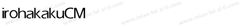 irohakakuC Medium字体转换